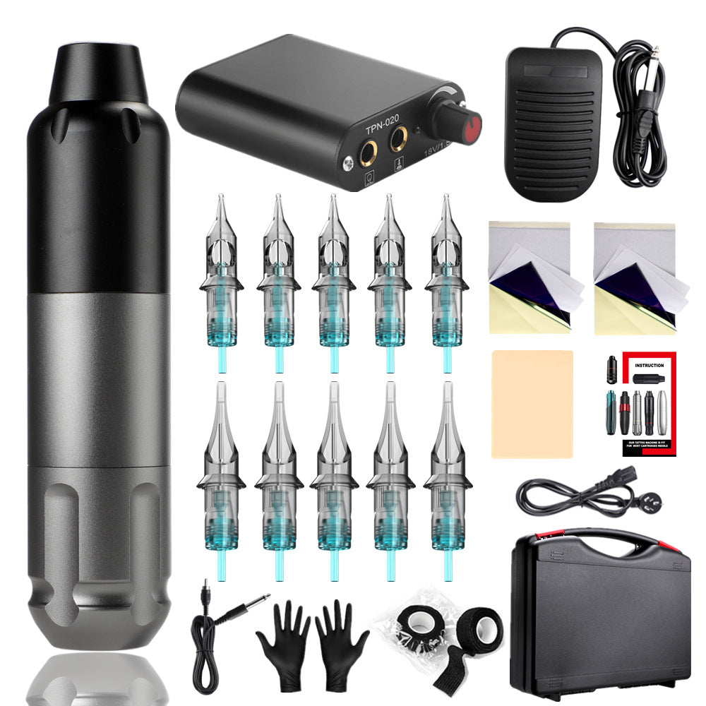 Tattoo Pen Kit with Motor – Rotary Machine for Tattoos & Permanent Makeup