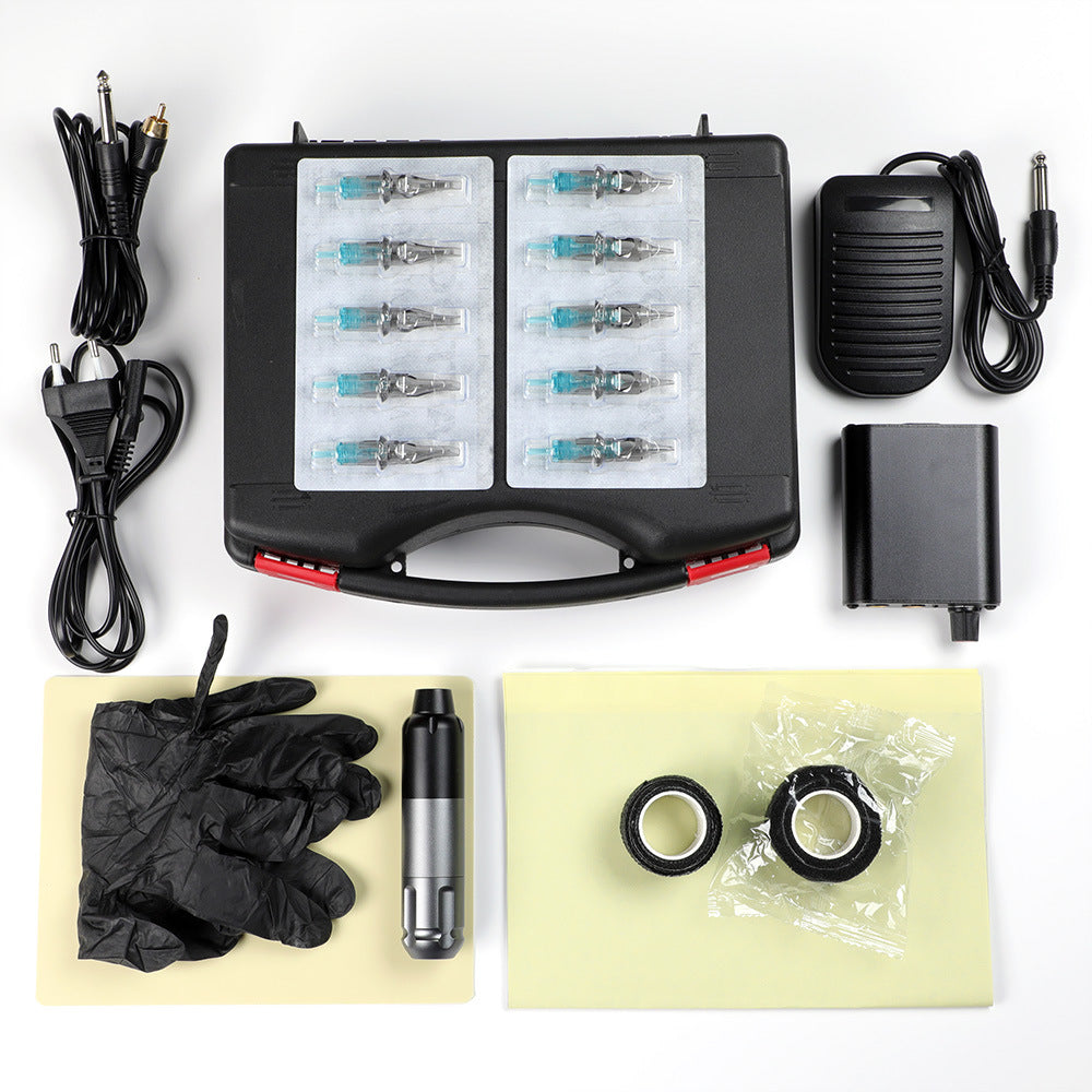 Tattoo Pen Kit with Motor – Rotary Machine for Tattoos & Permanent Makeup